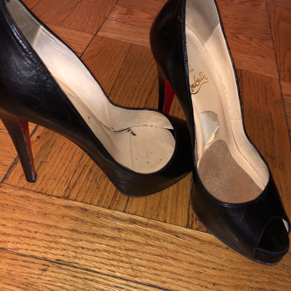 Christian Louboutin open-toed heels